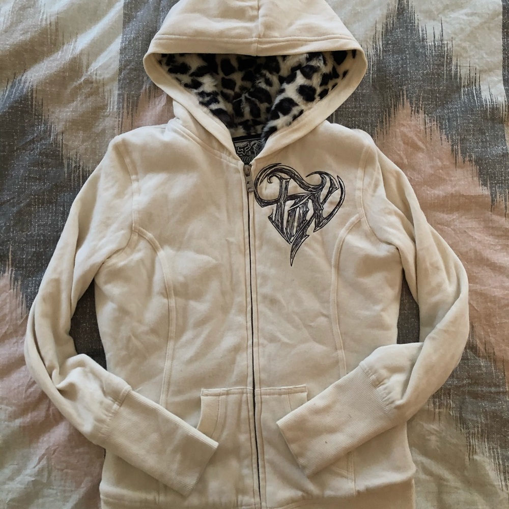 Cozy Faux Fur Lined Fox Sweatshirt